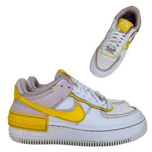Nike Women's Size 6 Air‎ Force 1 Shadow Sunshine 2020 CJ1641-102 Sneakers Shoes